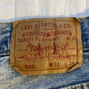 Vintage Levi’s 501 shorts